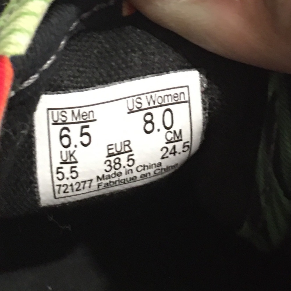 Vans Off The Wall Floral Tropical Hawaiian Print Black Size 6.5 - Picture 10 of 10